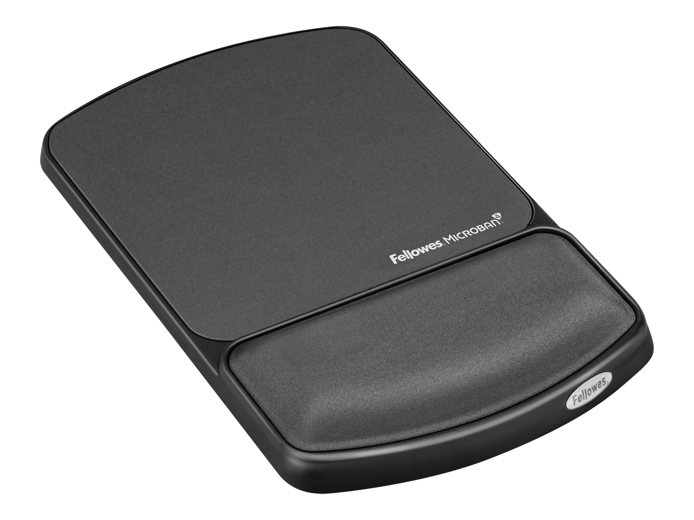 Fellowes Gel Wrist Rest /& Mouse Pad with Microban Black 9175101