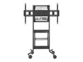 Avteq DynamiQ RPS-500 Height Adjustable AV Cart for 70″ Cisco Webex Board, Black, RPS-500-BB-CSB70B, 34387012, Stands & Mounts - Digital Signage & TVs