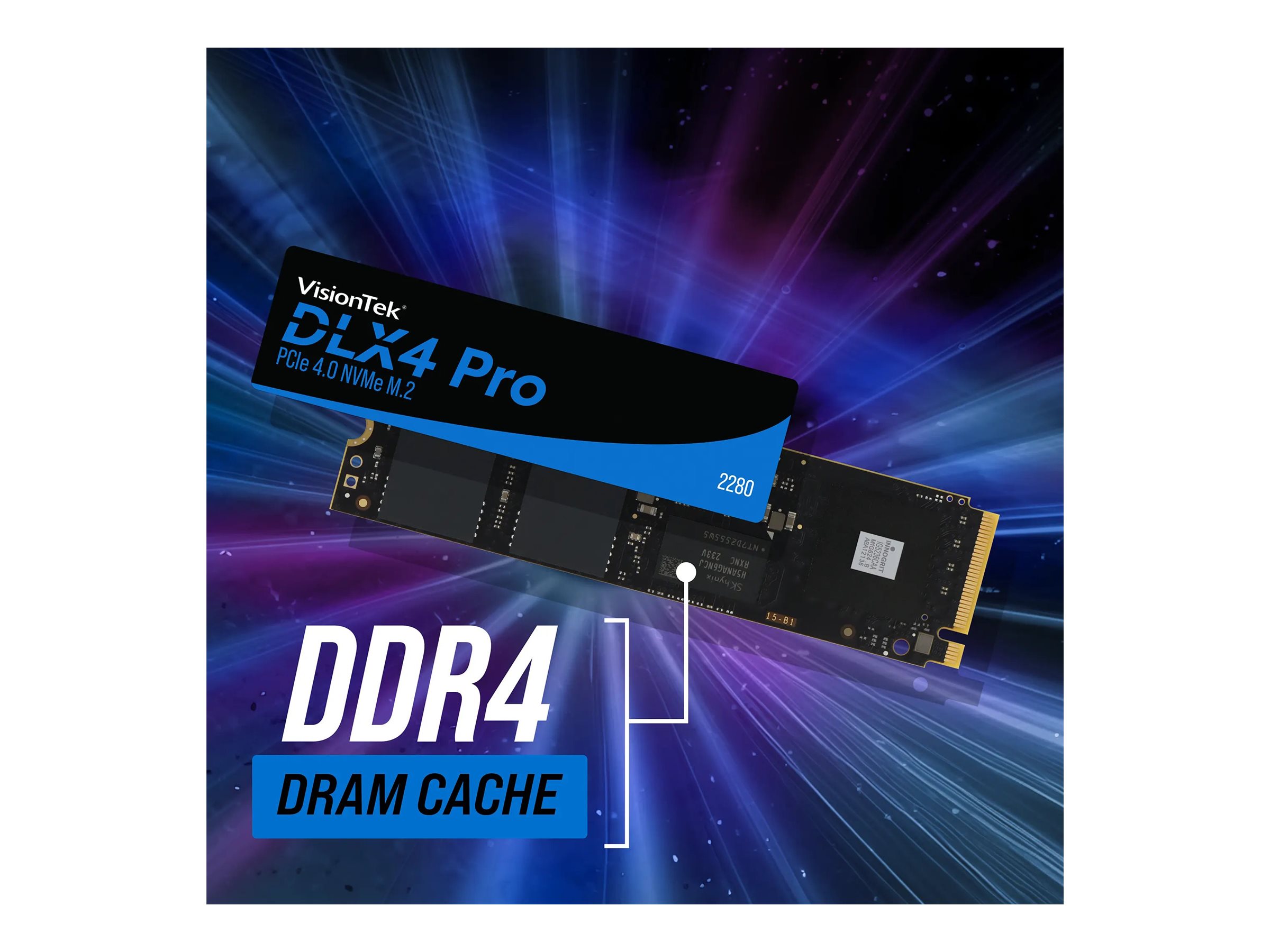 Buy VisionTek 1TB DLX4 Pro PCIe 4.0 x4 NVMe OPAL 2.0 SED M.2 2280
