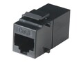 Black Box Cat6 Keystone Coupler, Black, FM692, 10932645, Premise Wiring Equipment