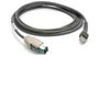 Zebra Scanner Cable, USB to Power Plus Connection, Straight, 7ft, CBA-U03-S07ZAR, 8923011, Cables