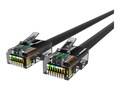Belkin CAT5E RJ-45 M M UTP 24AWG 350MHz RJ-45 Bootless PVC Ethernet Patch Cable, Black, 1ft, A3L791-01-BLK, 413030, Cables