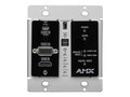 AMX AMX NMX-ENC-N1115-WP-BL, SVSI Dcor Style Wallplate, FGN1115-WP-BL, 41114951, Stereo Components
