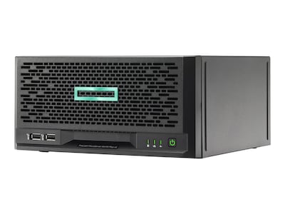 HPE ProLiant MicroServer Gen10+ UMT Xeon QC E-2314 2.8GHz 16GB 1TB SSD 4x3.5 bays 4xGbE 180W NoOS, P69103-005, 41744227, Servers