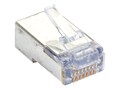 Black Box Shielded CAT5e EZ-RJ45 Modular Plugs, 25-Pack, C5EEZSP-25PAK, 17390893, Cable Accessories