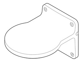 Verkada ACC-MNT-LBRAC-1                Main Image from Right-angle