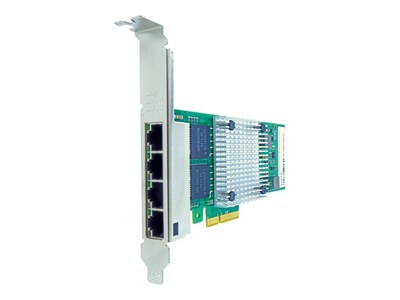 Axiom 10 100 1000MBS 4PT RJ45 PCIe X , E1G44HT-AX, 41085115, Network Adapters & NICs