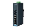 Quatech Advantech EKI-2525S-AE DIN RM WM Unmanaged Switch 4xFaE 1xFaE SC single-mode x2, EKI-2525S-AE, 35165067, Network Switches