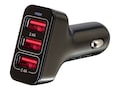 C2G 3-Port Smart USB Car Charger, 4.8A Output, 21071, 35877540, Automobile/Airline Power Adapters