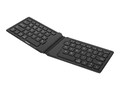 Targus Antimicrobial Folding Ergo Keyboard, US, Black , AKF003US, 41228383, Keyboards & Keypads