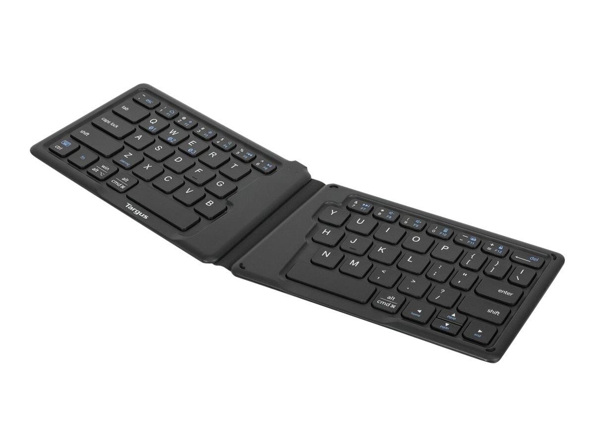 Targus Antimicrobial Folding Ergo Keyboard, US, Black (AKF003US)