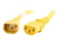 C2G Power Cord IEC 320-C14 to IEC 320-C13 14AWG, Yellow, 4ft, 17544, 32999138, Power Cords C2G Power Cord IEC 320-C14 to IEC 320-C13 14AWG, Yellow, 4ft, 17544, 32999138, Power Cords