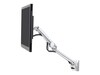 Ergotron MX Mini Wall Mount Arm, Polished Aluminum, 45-437-026, 31796056, Stands & Mounts - Desktop Monitors