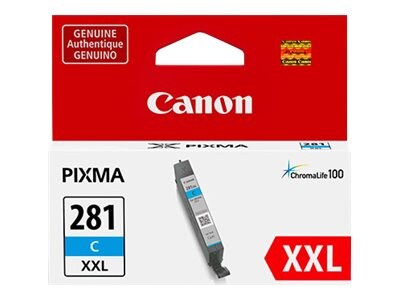 Canon CLI-281 XXL Ink Tank, Cyan, 1980C001, 34535118, Ink Cartridges & Ink Refill Kits - OEM