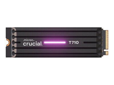 Crucial 1TB T710 Solid State Drive w  Heatsink, CT1000T710SSD5                , 42009243, Solid State Drives - Internal