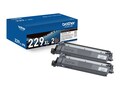 Brother Black 229XL High Yield Toner Cartridges (2-pack), TN229XL2PK, 41744117, Toner and Imaging Components - OEM