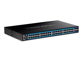 TRENDnet TEG-3524S Main Image from Left-angle