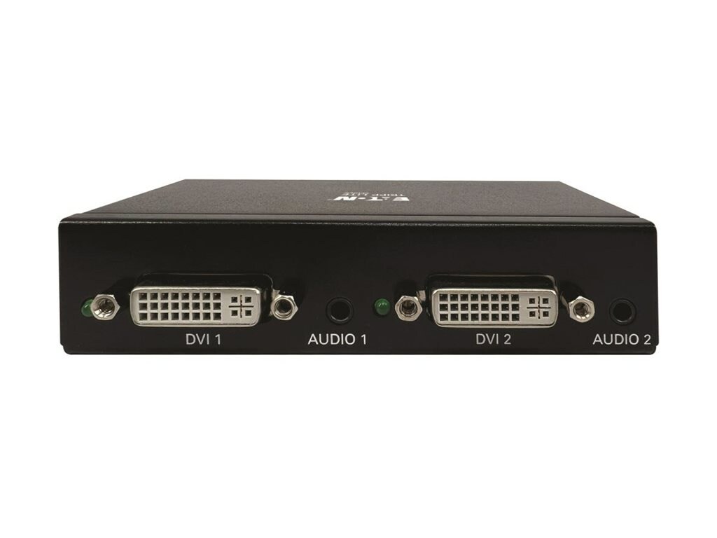 Tripp Lite 2-Port DVI Splitter with Audio and Signal Booster, Single-Link 1080p @ 60 Hz - Thumbnail 2
