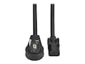 Tripp Lite 360-Degree Rotating Right-Angle NEMA 5-15P to C13 15A 125V 14AWG Power Cord, Black, 3ft, P007-003-15RR , 42140989, Power Cords Tripp Lite 360-Degree Rotating Right-Angle NEMA 5-15P to C13 15A 125V 14AWG Power Cord, Black, 3ft, P007-003-15RR , 42140989, Power Cords