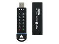 Apricorn 30GB Secure Key 3.0 USB 3.0 Encrypted Flash Drive with PIN Access, ASK3-30GB, 18181532, Flash Drives