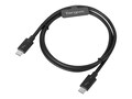 Targus 0.8M USB-C Male to USB-C Male , ACC1128GLX, 41148505, Cables