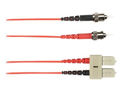 Cable de fibra óptica OM4 para router de ST a ST multimodo simplex  50µm/125µm, 5m
