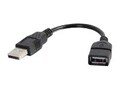 C2G USB 2.0 Type A M F Extension Cable, 6, 52119, 16474868, Cables