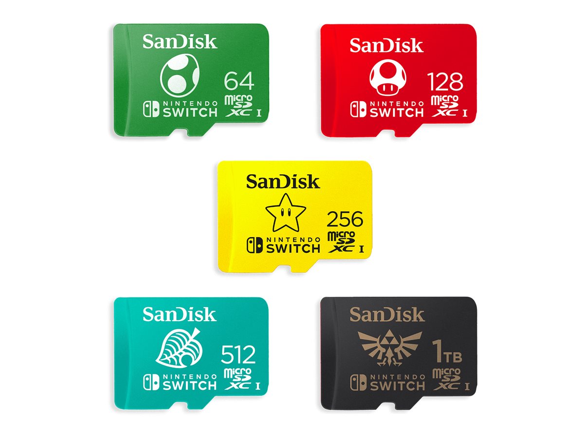 SanDisk 128GB UHS-I microSDXC Memory Card for Nintendo Switch