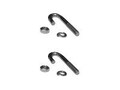 Chatsworth J-Bolt Kit for Cable Runways 2.25L, Black, 11308-701, 17251703, Rack Cable Management