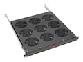 Tripp Lite Fan Tray for 19in Racks 9 120V Fan Fans 576 CFM C14 Inlet 1URM , SRFANTRAY9, 37053114, Rack Mount Accessories