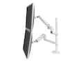 Ergotron LX Dual Stacking Arm, Tall Pole, White, 45-509-216, 34386028, Stands & Mounts - Desktop Monitors Ergotron LX Dual Stacking Arm, Tall Pole, White, 45-509-216, 34386028, Stands & Mounts - Desktop Monitors