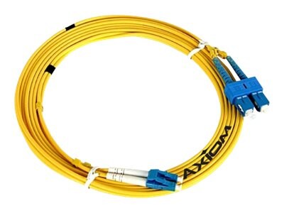 Axiom ST-ST 9 125 OS2 Singlemode Duplex Fiber Optic Cable, 5m, STSTSD9Y-5M-AX, 15155195, Cables