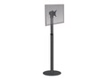 Ergotech Adjustable Floor Stand, Silver, 9230-50-124, 34383695, Stands & Mounts - Digital Signage & TVs