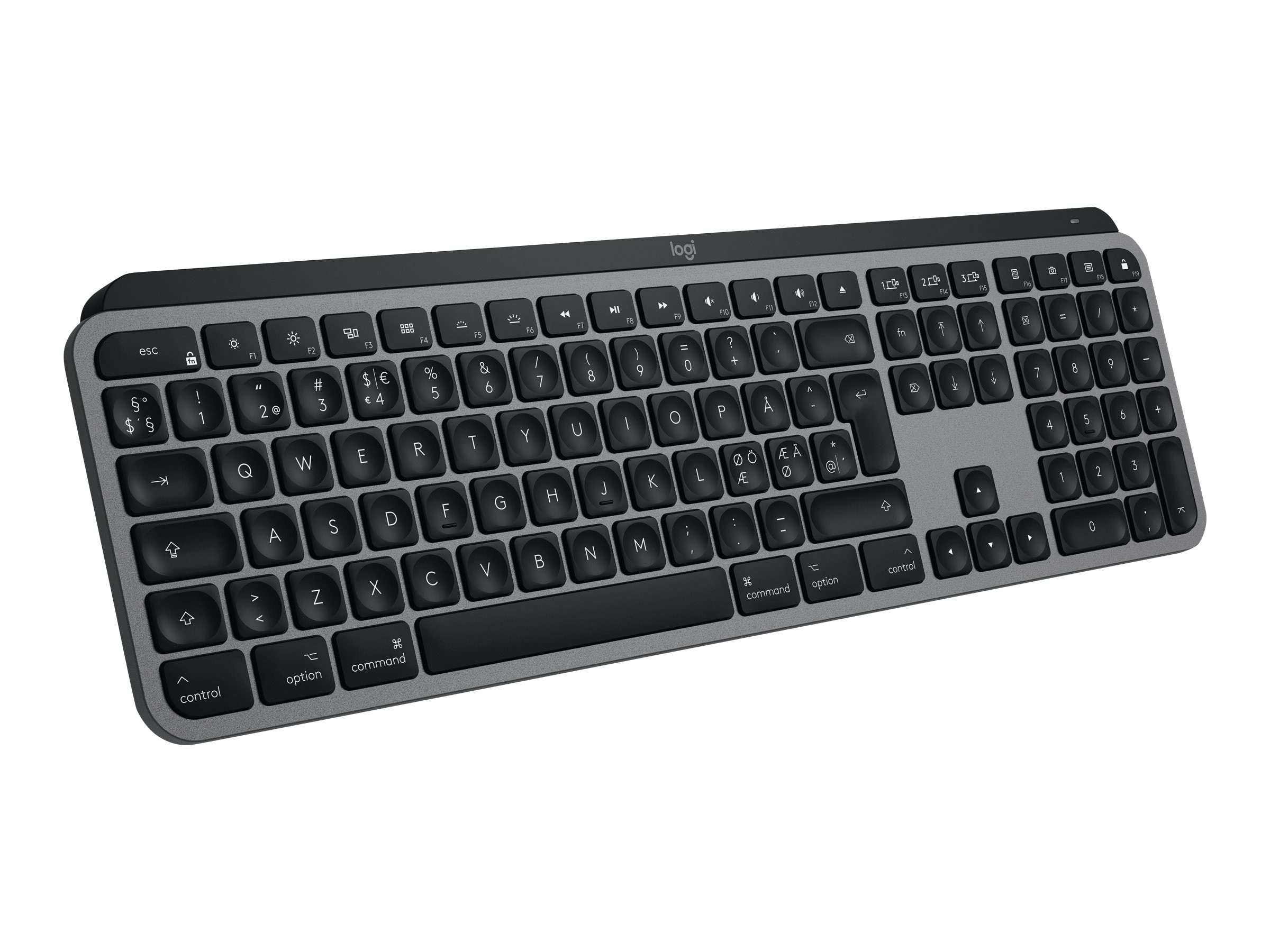 Bebrejde Afskedigelse Kritisk Logitech MX Keys Bluetooth Keyboard For Mac, Space Grey (920-009552)