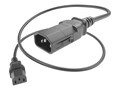 UNC P-Lock Power Cable C13-C14 Blu , PWRC13C1405FBLK-P, 41247983, Power Cords