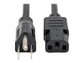 Tripp Lite Power Cable, NEMA 5-15 (M) to IEC C13 (F), Black, 2ft, 5-pack, P030-002-5, 8633363, Power Cords Tripp Lite Power Cable, NEMA 5-15 (M) to IEC C13 (F), Black, 2ft, 5-pack, P030-002-5, 8633363, Power Cords