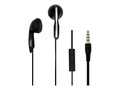 Avid Avid Products: AE-1M Stereo Earbud Earphones with Mic - Black Box, 2AE1-699363-2MIC, 41171238, Earphones