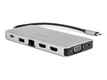 Rocstor USB Type-C 12-in-1 Portable Dock with 100W Power Delivery, Y10P035-S1                    , 41896980, Docking Stations & Port Replicators