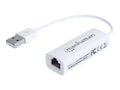 Manhattan Hi-Speed USB 2.0 to Fast Ethernet Adapter, 506731, 16203566, Adapters & Port Converters