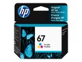 HP 67 (3YM55AN) Tri-color Original Ink Cartridge, 3YM55AN#140, 41024220, Ink Cartridges & Ink Refill Kits - OEM