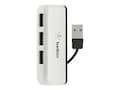 Belkin 4-Port USB-A Ultra-Slim Hub and Port Extender w  USB-A to 4x USB-A - White, F4U021BT, 18637755, USB & Firewire Hubs