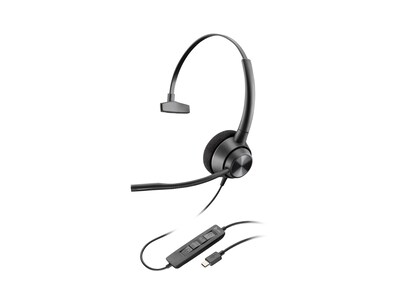 HP Poly EncorePro 310 USB-C Monoaural Headset (TAA Compliant), 760Q8AA, 41742571, Headsets (w/ microphone)