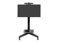 Ergotron Neo-Flex Mobile MediaCenter UHD Monitor Cart, 24-192-085, 12487426, Monitor & Display Accessories Ergotron Neo-Flex Mobile MediaCenter UHD Monitor Cart, 24-192-085, 12487426, Monitor & Display Accessories