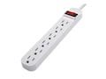 Belkin 6-Outlet Rotating Plug Power Strip w  5ft Cord, On-Off Switch - White , F9P609-05R-DP, 9892703, Power Strips