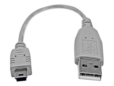 StarTech.com USB 2.0 Digital Camera Cable, Type A (M) to Type Mini-B (M), 6in, USB2HABM6IN, 11805040, Cables