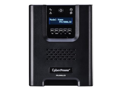 CyberPower Smart App Sinewave 1500VA 1050W UPS, LCD Control Panel, Line-Interactive, WebSNMP Card (PR1500LCDN), PR1500LCDN, 31244155, Battery Backup/UPS CyberPower Smart App Sinewave 1500VA 1050W UPS, LCD Control Panel, Line-Interactive, WebSNMP Card (PR1500LCDN), PR1500LCDN, 31244155, Battery Backup/UPS