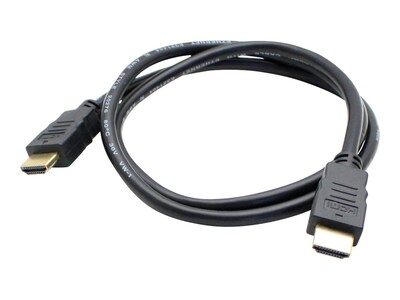 AddOn HDMI 1.4 High Speed Cable with Ethernet, 3ft, 5-Pack, HDMIHSMM3-5PK, 16372028, Cables