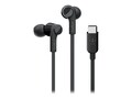 Belkin SoundForm Wired In-Ear Earbuds Headphones w  Mic, USB-C Connector - Black, G3H0002BTBLK, 37638227, Earphones