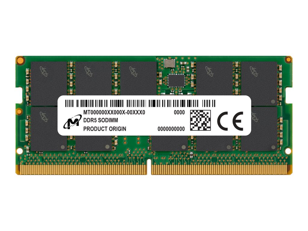 Crucial 16GB PC5-38400 262-pin DDR5 SDRAM SODIMM (MTC10C1084S1TC48BA1R)