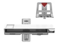 Capsa V6 Wall Station, 12 Track, Two 9 Straight Keyboard Arms, V Desk, Wall Mounted CPU Cradle, V612-0003-22000, 41134885, Wall Stations